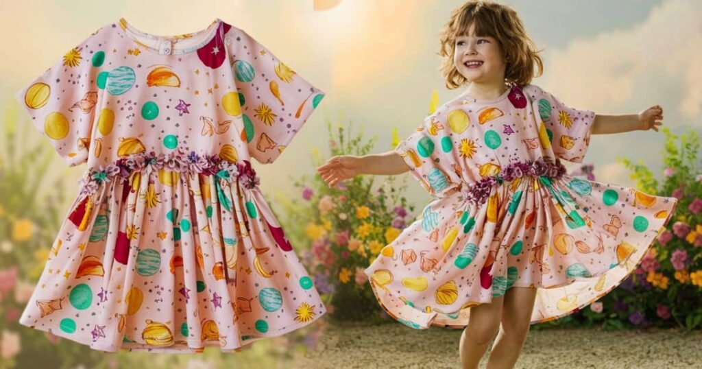 The Spark Shop Kids Clothes Loose One Piece Dress